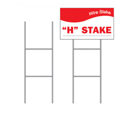 H Yard Sign Stakes