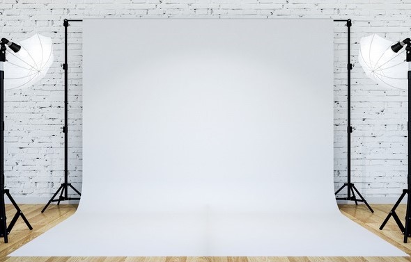 Custom backdrop with stand