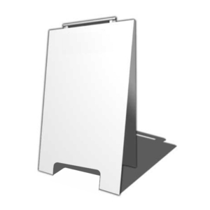 Sandwich board signs_ display systems