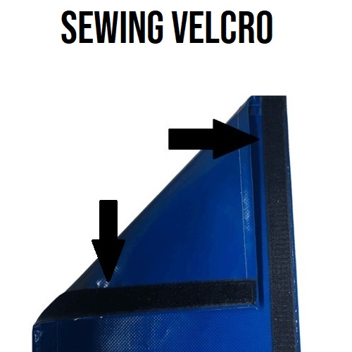 Sewing velcro