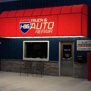 Awning backlit Banner